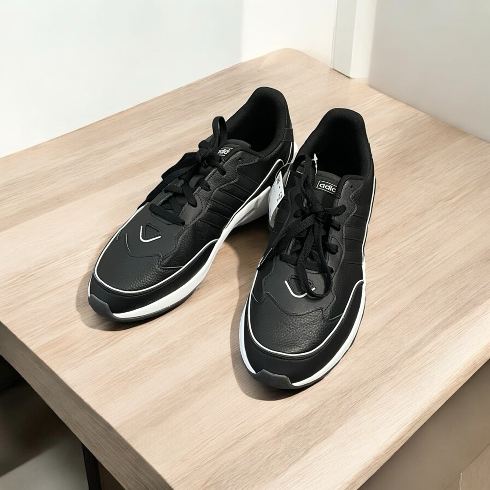 Adidas Men's Black Running Sneaker Shoes EH0259 Size 12.5 New